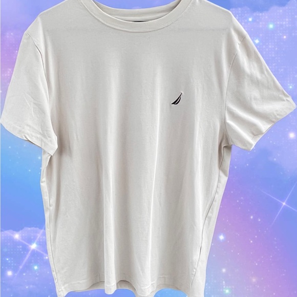NAUTICA Performance Tee T-Shirt Men’s size Large L cream tshirt - Picture 1 of 4